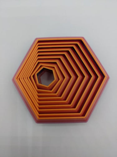Rainbow Hexagon Fidget